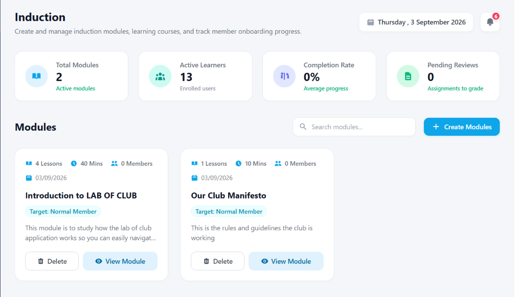 INDUCTION - First Signup Starts With Induction